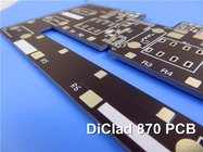 Rogers DiClad 870 PCB tejido reforzado con fibra de vidrio basado en PTFE 31mil 93mil 125mil PCB para microondas