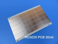 PWB impreso de alta frecuencia de la placa de circuito 2-Layer Rogers 3035 30mil 0.762m m de Rogers RO3035 con DK3.5 DF 0,0015