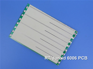 Rogers RT/duroid 6006 PCB rígido de 2 capas de cerámica PTFE compuestos de inmersión oro de 2,03 mm de espesor