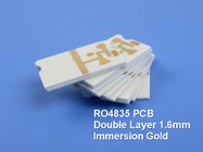 RO4835 Capa de PCB de alta frecuencia 10mil 20mil 30mil 60mil con inmersión oro plata estaño