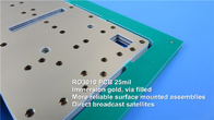 Rogers RO3010 PCB de 2 capas 1 oz de cobre Substrato RF de alta frecuencia