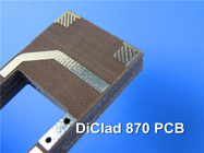 Rogers DiClad 870 PCB con 1 onza de cobre e inmersión de oro para antena WiFi