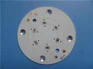 PCB de aluminio de 1 oz con agujeros avellanados