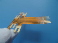 Oro PCBs flexible de la inmersión con el tablero de cobre pesado coverlay amarillo de PCBs de la flexión de 2 onzas FPC