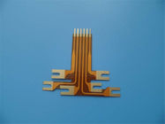 Oro PCBs flexible de la inmersión con el tablero de cobre pesado coverlay amarillo de PCBs de la flexión de 2 onzas FPC