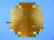 Circuito impreso flexible echado a un lado doble (FPC) con oro de la inmersión y línea fina pistas para los ordenadores de control industriales