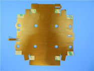 Circuito impreso flexible echado a un lado doble (FPC) con oro de la inmersión y línea fina pistas para los ordenadores de control industriales