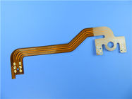 PWB flexible del doble capa empleado el Polyimide con cobre de 2 onzas y oro de la inmersión para el control industrial