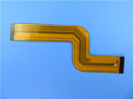 Polyimide flexible de múltiples capas PCBs de PCBs en 0.25m m densamente con oro de la inmersión