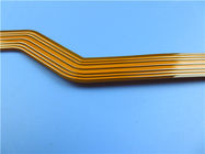 PWB flexible del doble capa en 2 onzas con 0.3m m empleadas densamente el Polyimide