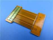 Tablero flexible del PWB de la capa doble con el laser plateado oro cortado para la muestra de FPC