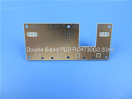 PWB impreso 0.508m m de alta frecuencia de la microonda de la placa de circuito 20mil DK3.0 del PWB 2-Layer Rogers 4730 de Rogers RO4730G3 DF 0,0028