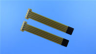 Tira de enlace conectiva flexible del circuito impreso con el oro del diseño simple y de la inmersión para el cable plano flexible
