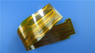 Circuito impreso flexible FPC de Adhesiveless empleado el Polyimide fino transparente de Glueless con el oro plateado para seguir