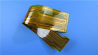 Circuito impreso flexible FPC de Adhesiveless empleado el Polyimide fino transparente de Glueless con el oro plateado para seguir