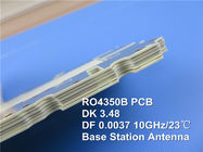 PWB echado a un lado doble de alta frecuencia del PWB RF del PWB Rogers 10mil 0.254m m RO4350B para LTE