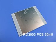 PWB de alta frecuencia de la placa de circuito 20mil DK3.0 del PWB 2-Layer Rogers 3003 de la microonda de Rogers RO3003 DF 0,001