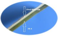 El PWB híbrido de alta frecuencia 6-Layer mezcló el PWB en 20mil 0.508m m RO4350B y FR-4 con ciego vía