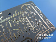 PWB de alta frecuencia del PWB PTFE RF de F4B empleado 1.60m m grueso con oro, plata, lata y OSP de la inmersión