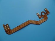 Tablero de cobre pesado 2 onza PCBs flexible de doble cara con la inmersión gruesa Glod de PCBs del Polyimide de 0.3m m