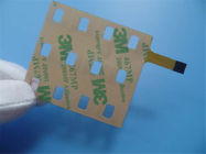 Diseño flexible de un sólo lado 3M Tape Adhesive de PCBs del Polyimide de PCBs FPC de la membrana del telclado numérico