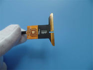 Proveedor flexible de un sólo lado de PCBs PCBs FPC del Polyimide con el material de acero inoxidable amarillo