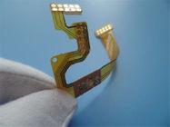 Oro flexible de la inmersión de PCBs FPC 4 de la tira coverlay amarilla flexible de múltiples capas de la capa LED