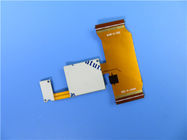 Adhesivo de un solo lado transparente flexible de cobre revestido con laminado de inmersión de oro para el enrutador GPRS