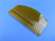 PCB adhesivo flexible de una sola capa construido en poliimida con oro de inmersión para el panel de instrumentos
