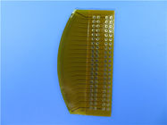 PCB adhesivo flexible de una sola capa construido en poliimida con oro de inmersión para el panel de instrumentos