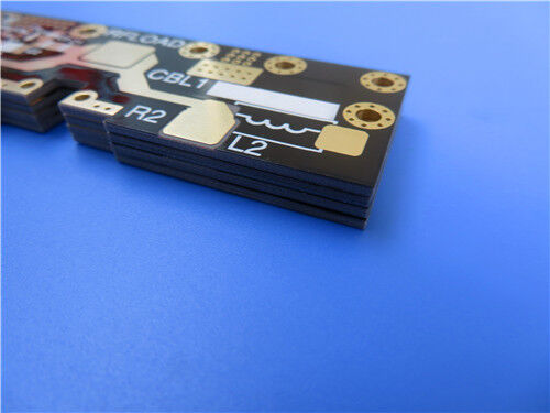 F4BTM300 Ceramic-Filled PTFE Laminate and Custom double layer PCB built on 20mil substrate material with ED copper foil for RF / Microwave design