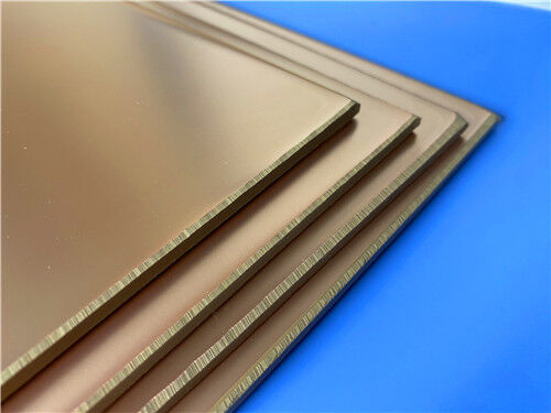 Rogers RO3010 DK 10.2 High-Frequency Laminate and Mixed-Material 4-Layer 1.27mm + 0.076mm + 1.27mm PCB for RF Microwave
