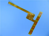 PWB flexible del doble capa empleado el Polyimide con oro de la inmersión y la máscara amarilla