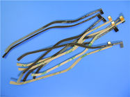 Placa de circuito impresa flexible de una sola capa empleada el Polyimide con los cojines del refuerzo y del oro para las antenas
