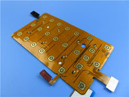 PWB flexible de 4 capas empleado el Polyimide con cobre de 2 onzas y oro de la inmersión más los telclados numéricos para los dispositivos móviles