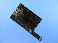Prototipo flexible del circuito de Pritned de la capa doble (FPC) con Coverlay negro y oro de la inmersión para el RFID