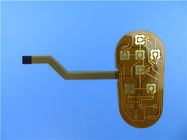 Circuito impreso flexible FPC de 2 capas empleado el Polyimide con el refuerzo del pi y el oro de la inmersión para la pantalla táctil capacitiva