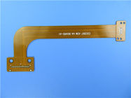 Circuito impreso flexible de múltiples capas (FPC) PWB de la flexión de 4 capas con 0.25m m gruesos y oro de la inmersión para el contraluz de la exhibición