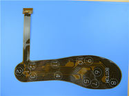 circuito impreso flexible 2-Layer (FPC) empleado el Polyimide con oro y el refuerzo de la inmersión para la plantilla de los deportes