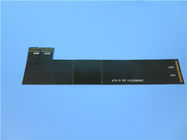 Placa de circuito flexible de la capa doble (FPC) empleada el Polyimide con Coverlay negro para el control de acceso medio