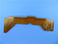 Circuito impreso flexible (FPC) empleado el Polyimide 2oz con oro de la inmersión y Coverlay amarillo para el módulo de interfaz