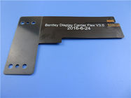 Circuito impreso flexible (FPC) empleado el Polyimide 1oz con Coverlay negro para el portador de la exhibición