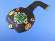 Placa de circuito flexible doble de la capa FPC con FR4 como refuerzo para el interruptor del gigabyte