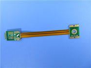 Rígido-flexión PCBs empleado FR-4 y el Polyimide con la máscara verde de la soldadura y el oro de la inmersión para el sistema de telemetría