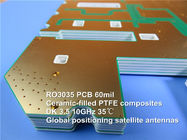 PWB híbrido de múltiples capas de alta frecuencia híbrido del PWB 6-Layer hecho en 12mil 0.305m m RO4003C y FR-4