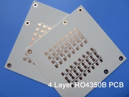 Placa de circuito del RF de 4 capas en Rogers 60mil RO4350B y 10mil RO4350B con el taladro trasero para el acoplador de la frecuencia ultraelevada