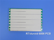 Rogers RT/duroid 6006 PCB de alta frecuencia en 25mil, 50mil y 75mil Recubrimiento de oro de inmersión para advertencia de radar terrestre