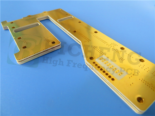 DiClad 527 PCB de alta frecuencia construido en 20 milímetros 0,508 mm Substrato con cobre de doble cara y oro de inmersión