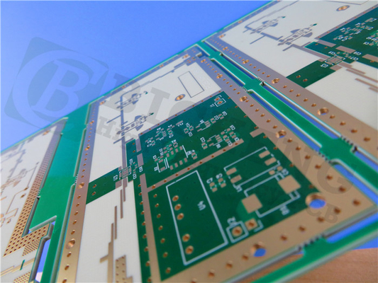 RO3210 materiales de circuito de alta frecuencia PCB rígido de 2 capas con inmersión de oro