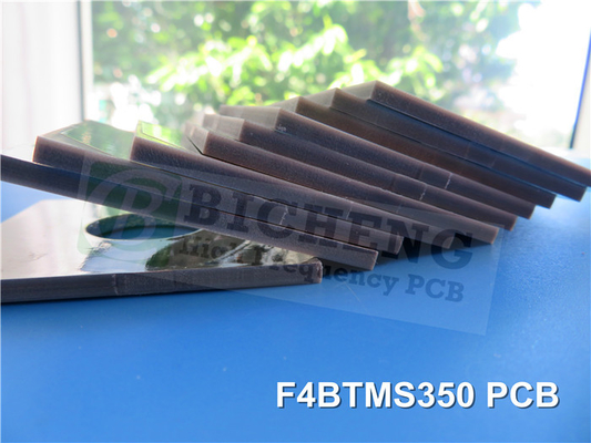 F4BTMS350 PCB rígido de 2 capas de 6,35 mm de espesor con nivel de soldadura por aire caliente (HASL)